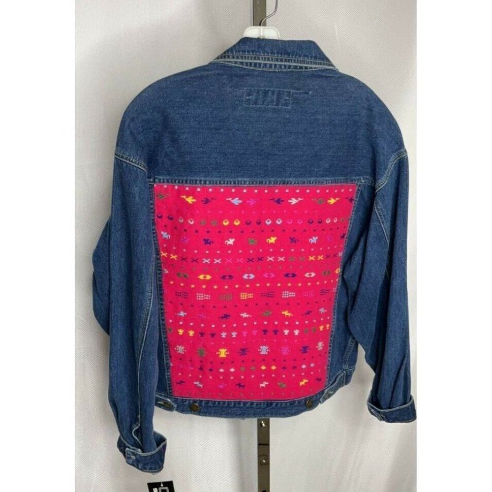 Nwt vintage Claus Sport jean denim jacket M medium Rare and super cool 80βs styl - Picture 5 of 7